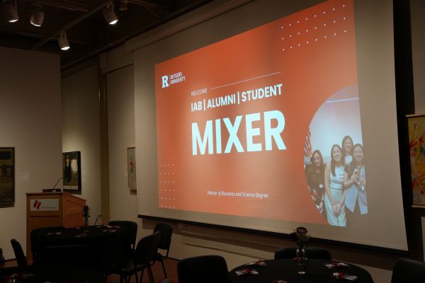 Presentation screen of the event