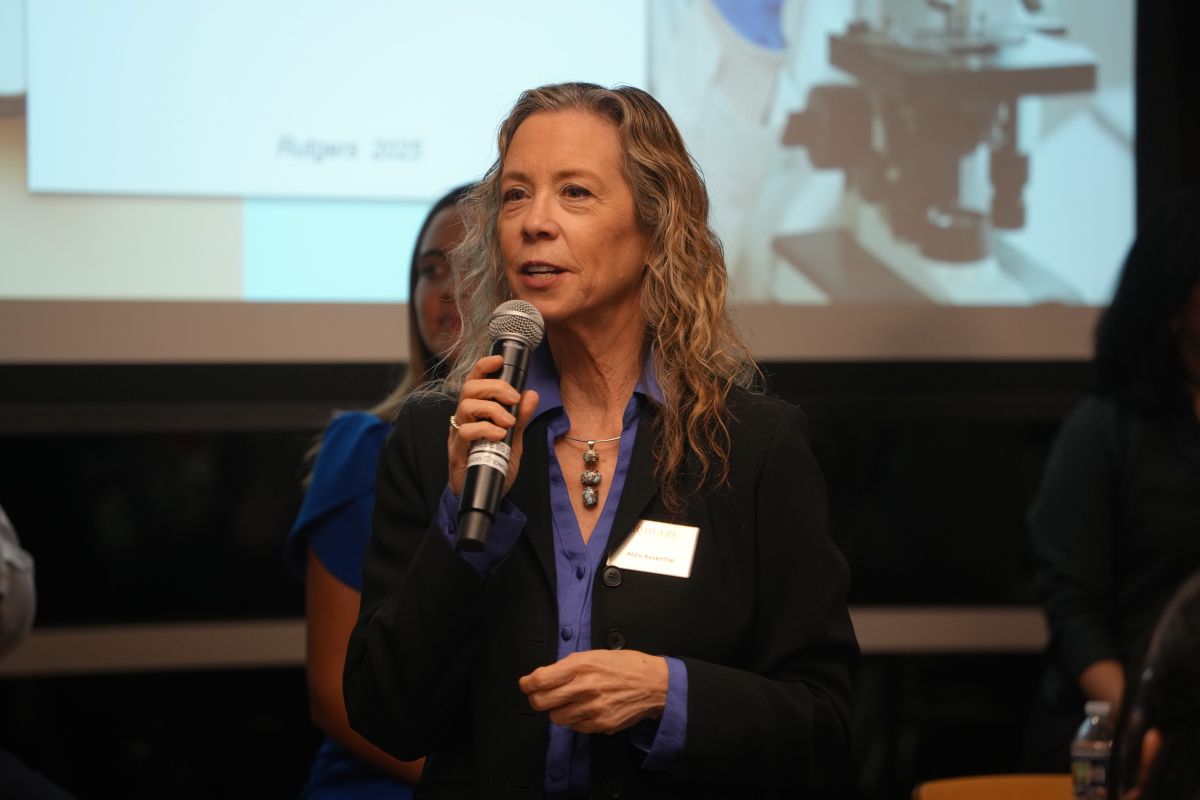 A women speaking