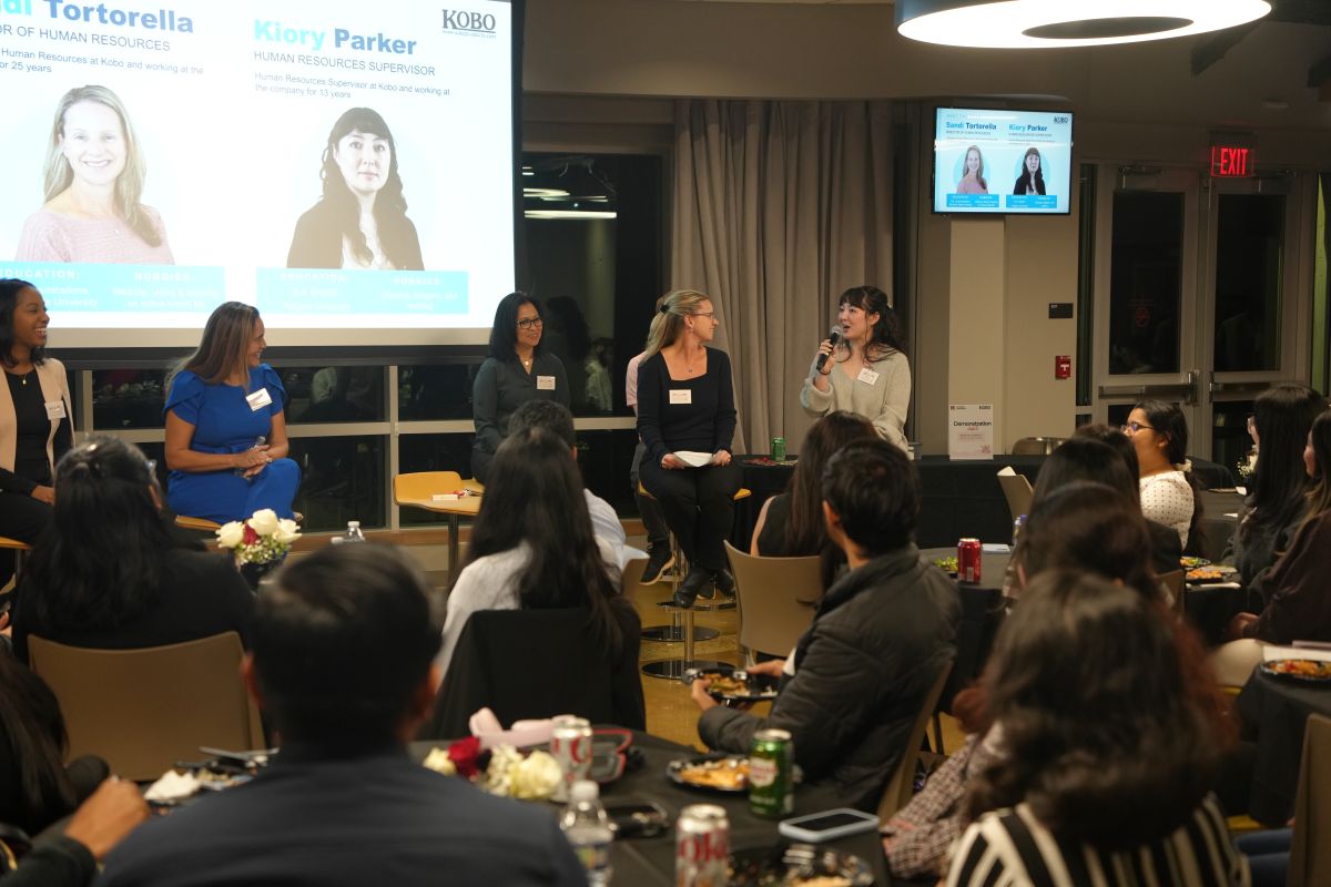A picture of panelists in an engaging conversation with participants