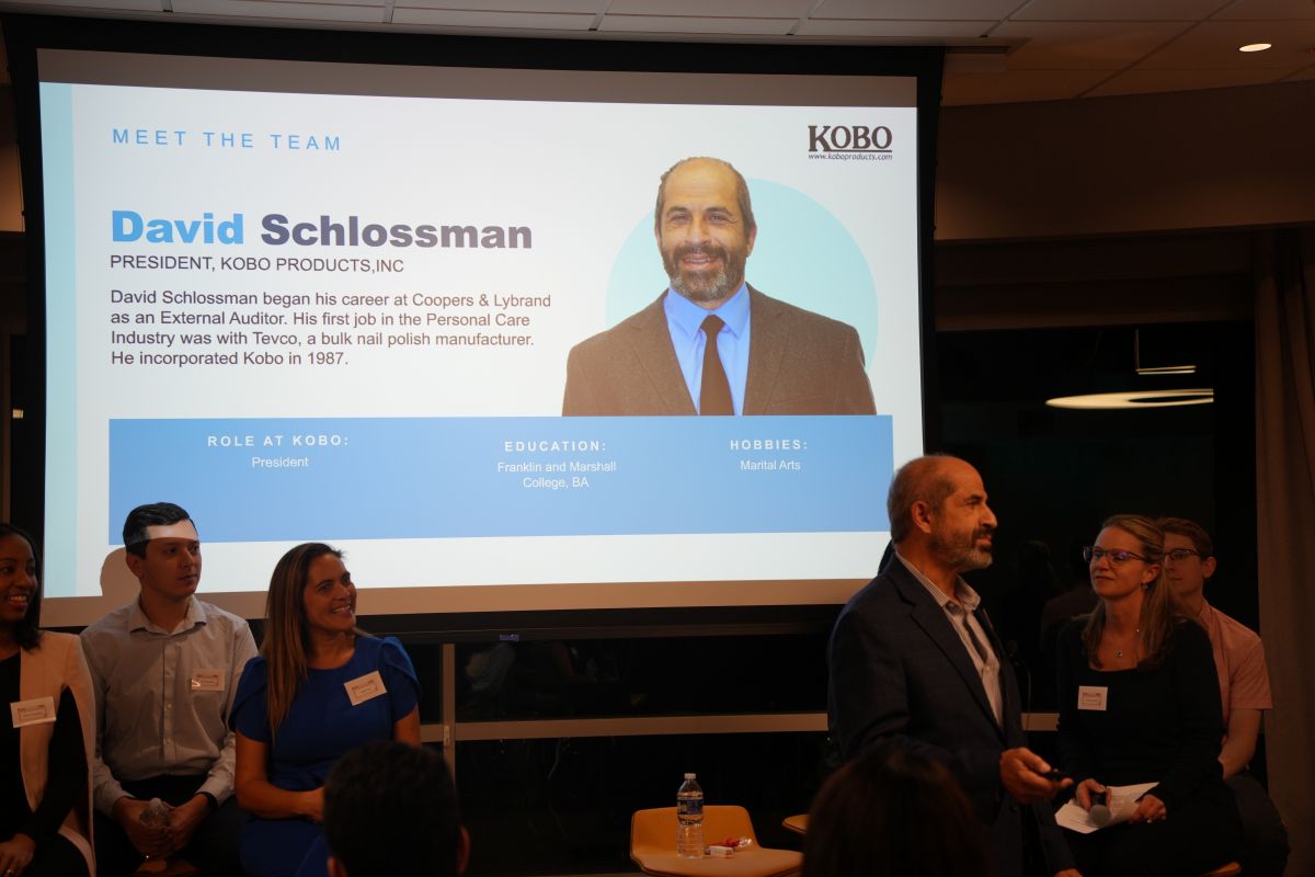 Panelists doing a presentation for attendees