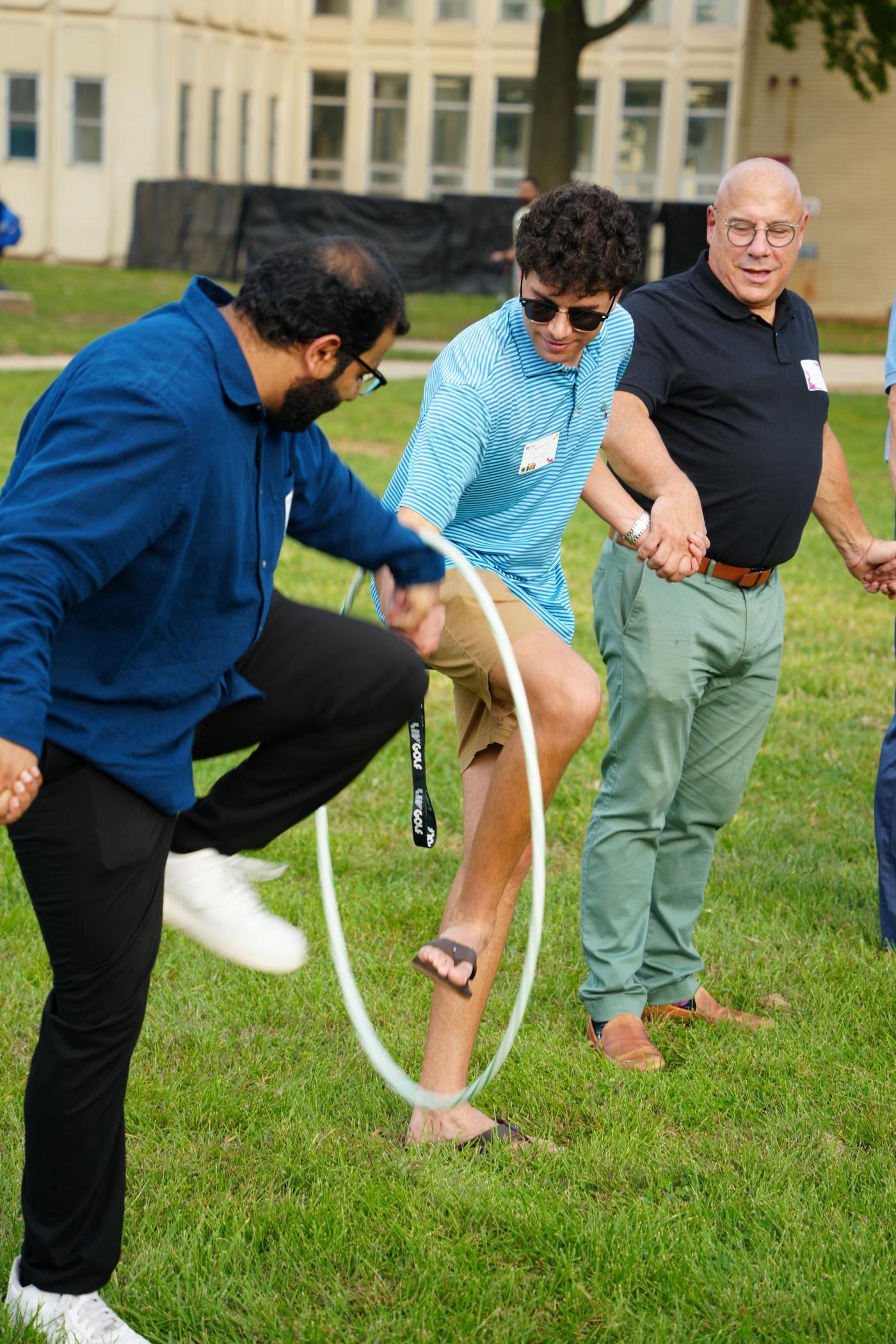 Men playing a game