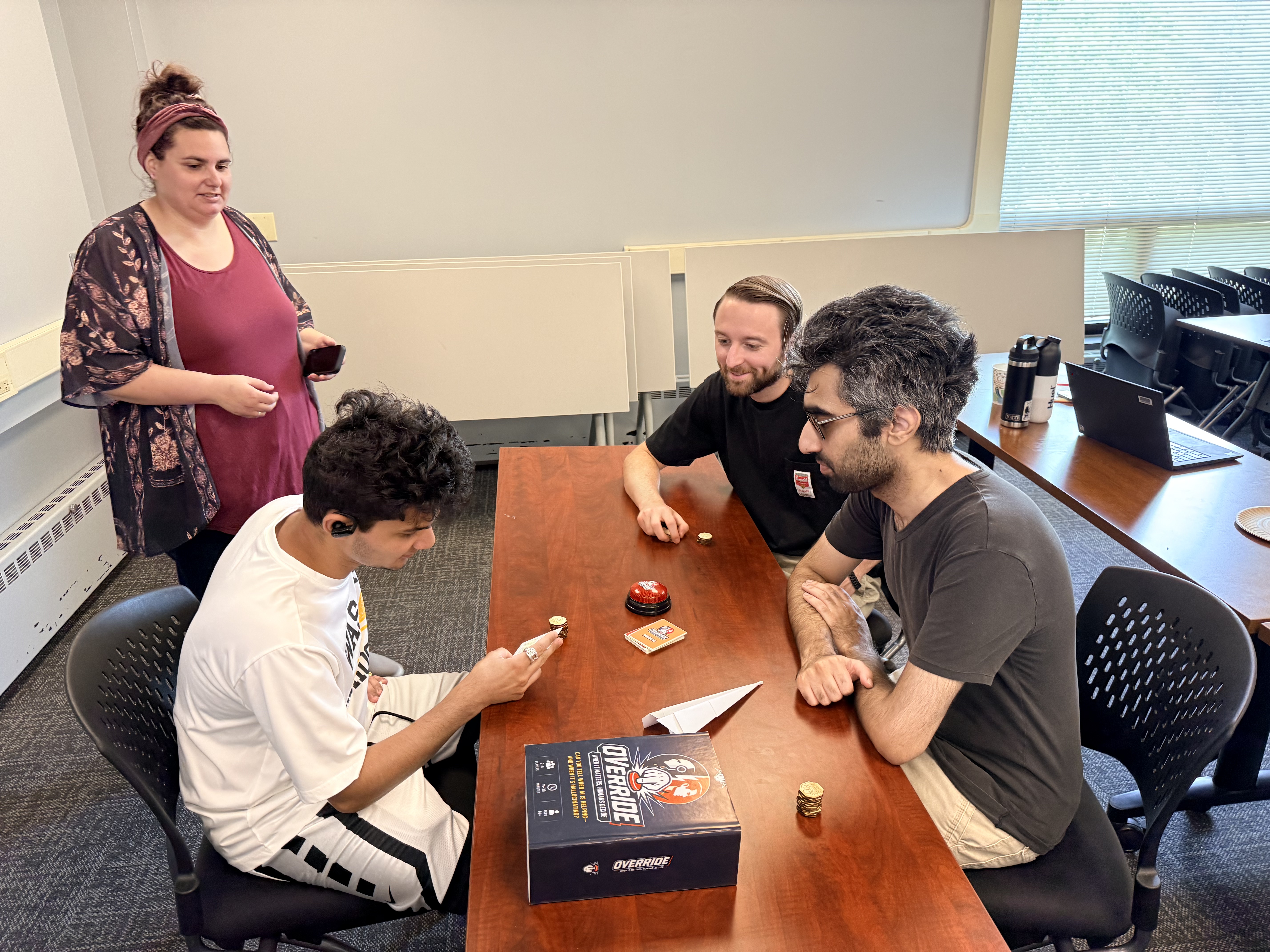 A group of students engrossed in fun activities