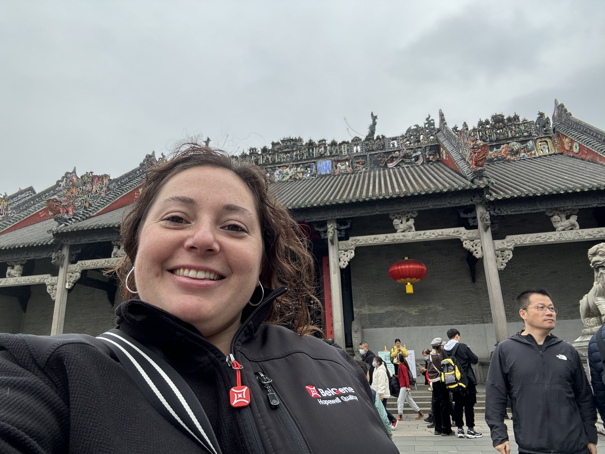 woman standing in front of building