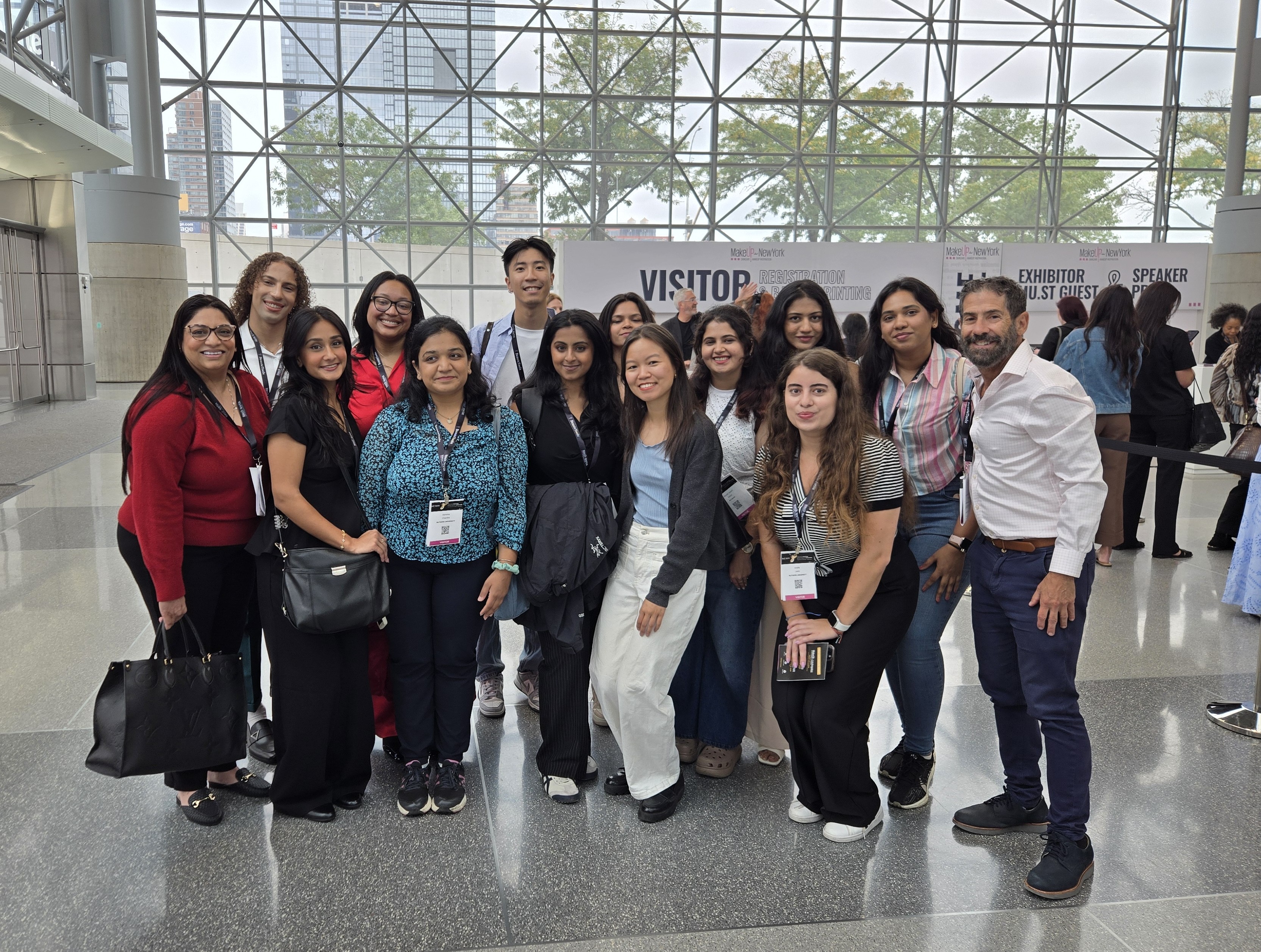 Group photo in the Javits Center