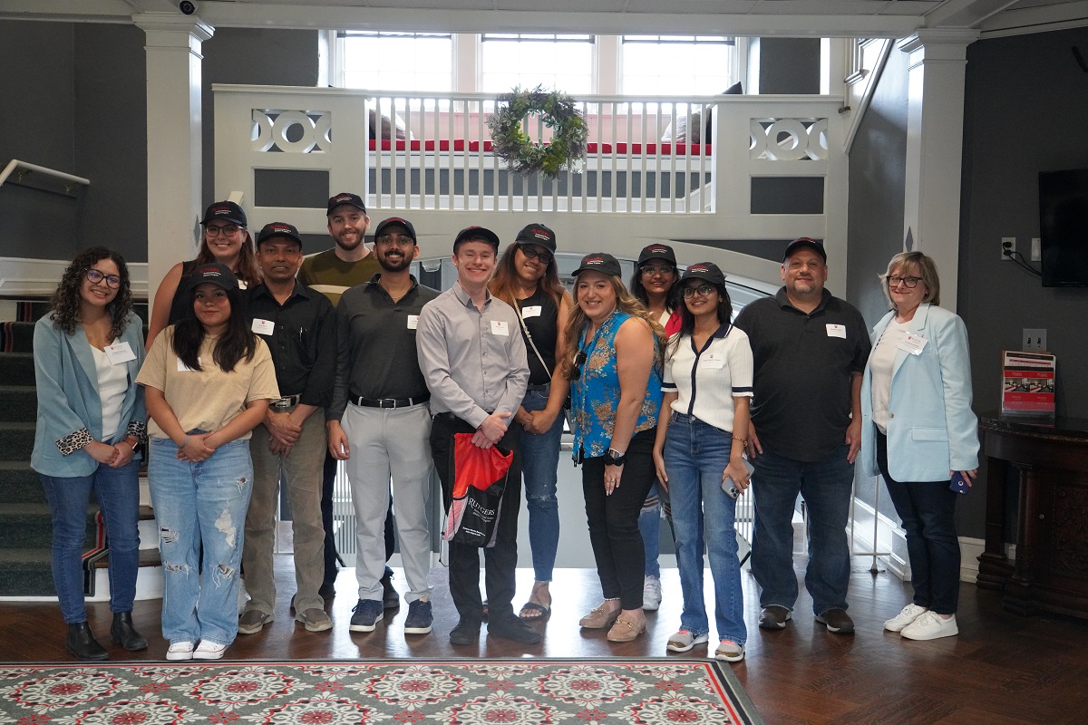 new MBS students with MBS hats