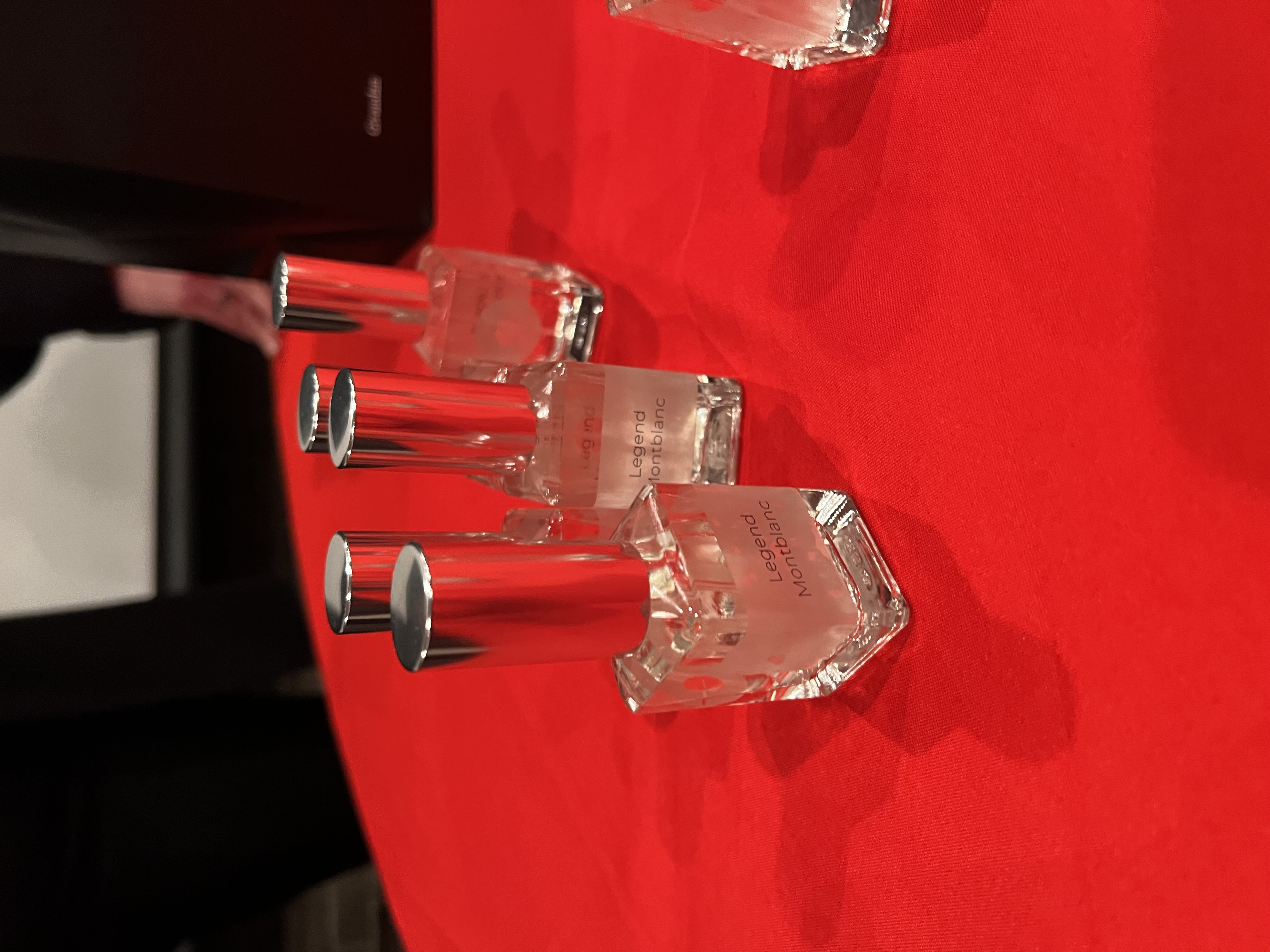 bottles of perfume on table