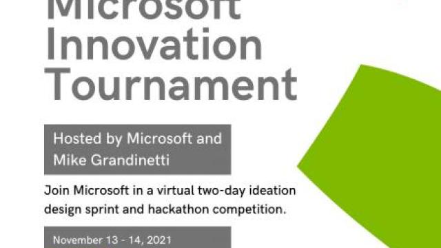 Opening slide for Microsoft Innovation Tournament
