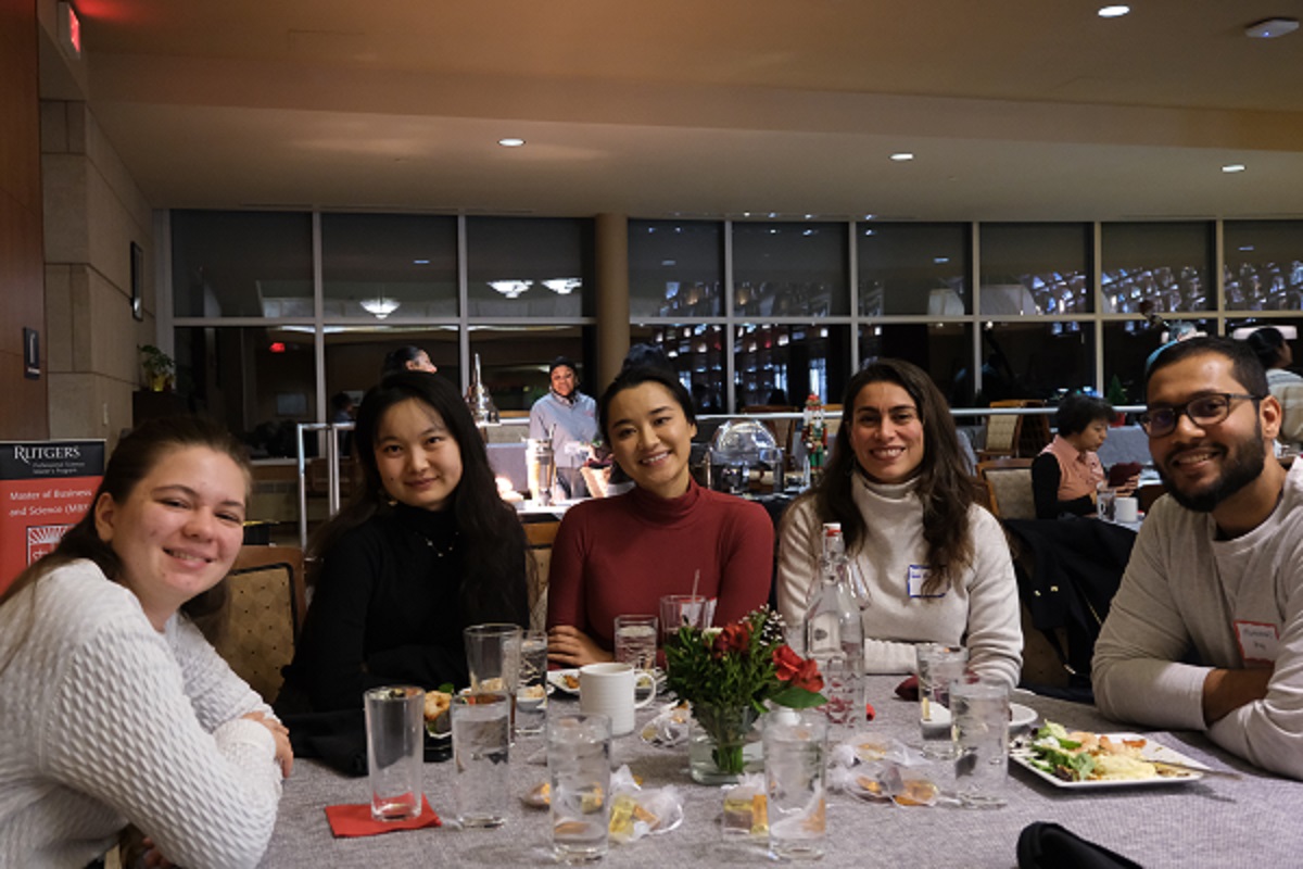 MBS students at the Rutgers Club