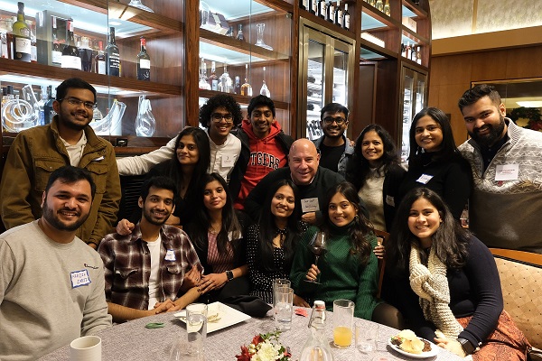 MBS students at the Rutgers Club
