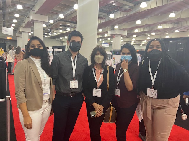 students in masks at NYSCC Supply Day