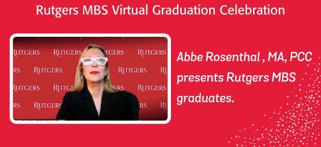 Abbe Rosenthal presents MBS graduates