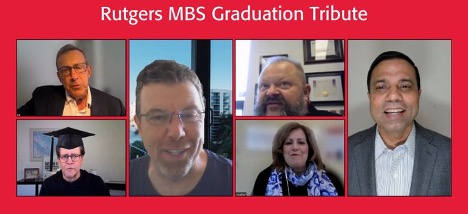MBS faculty congratulating students