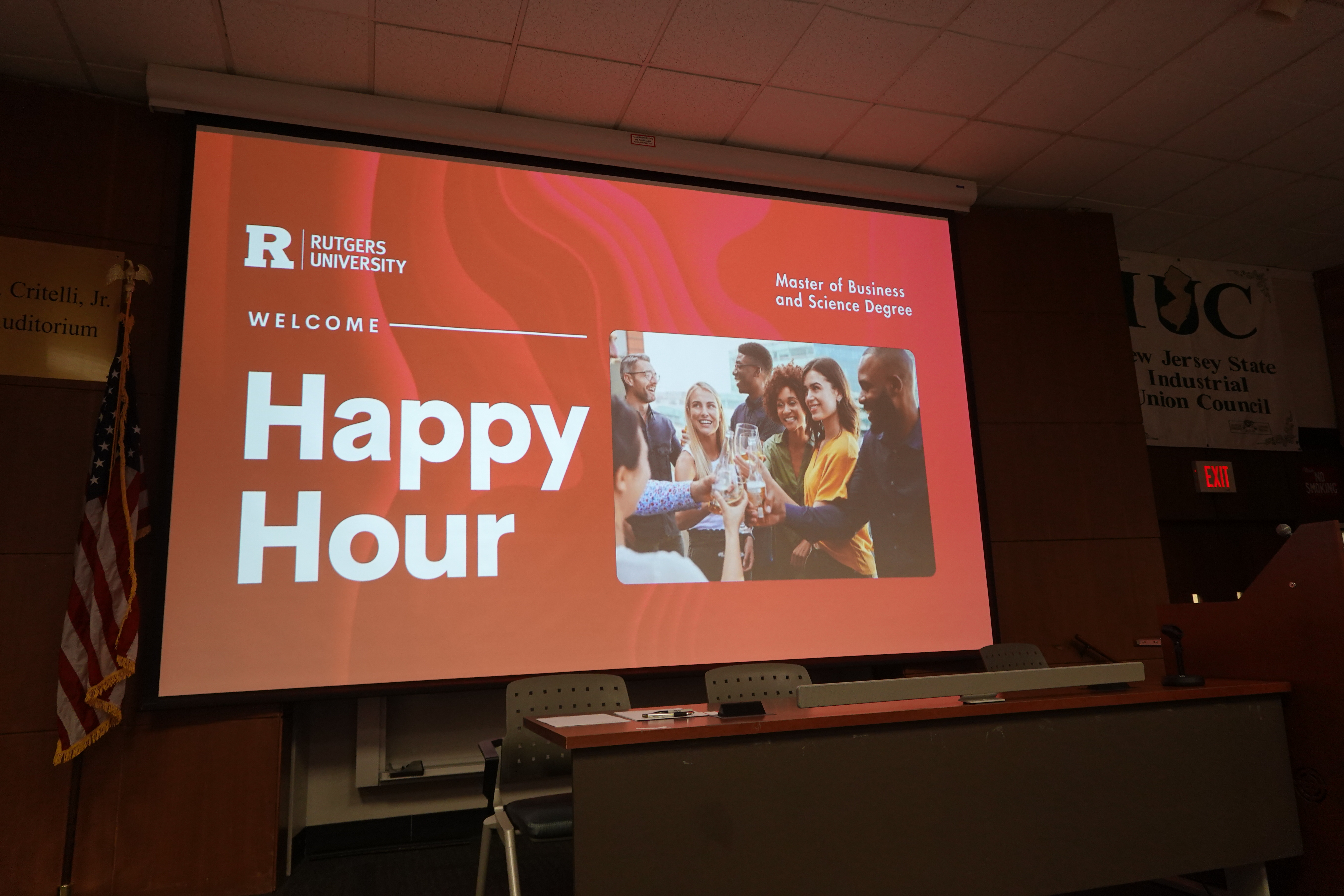 happy hour slide