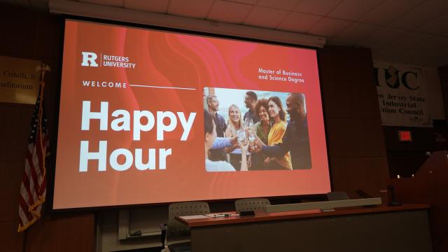 slide with title of event